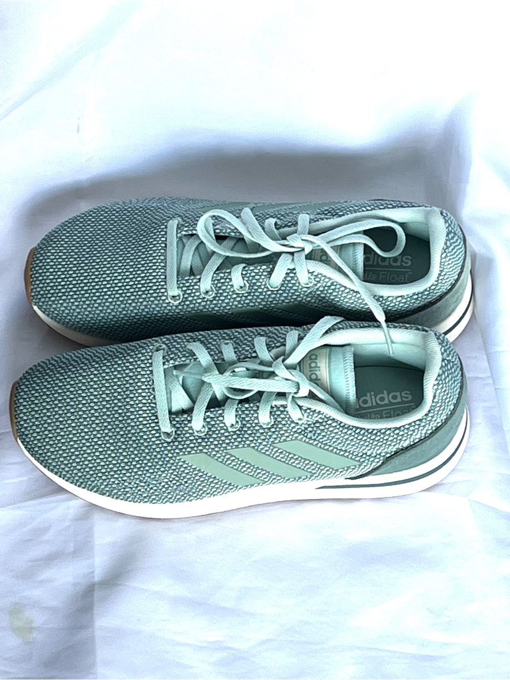 Adidas Run 70s Ortholite Float Light Green Sneakers Women Size 7 Workout B96561